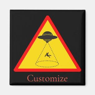 Alien Abduction UFO Thunder_Cove Magnet