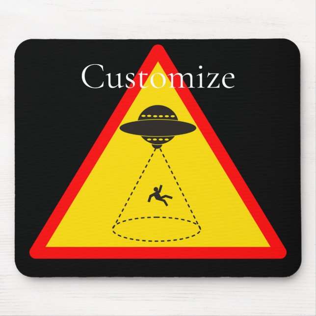 Alien Abduction UFO Thunder_Cove Mouse Pad (Front)