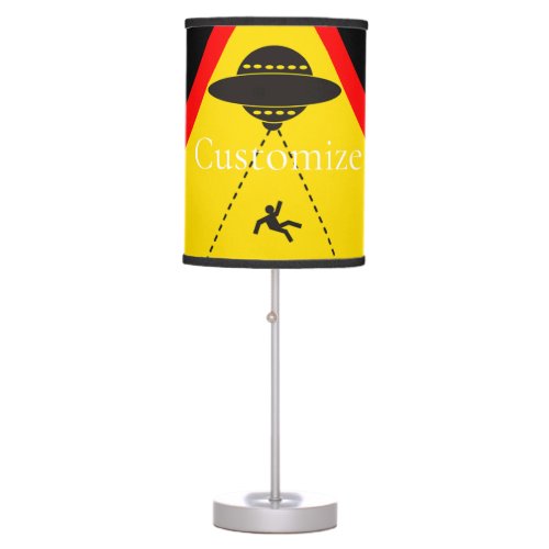 Alien Abduction UFO Thunder_Cove Table Lamp
