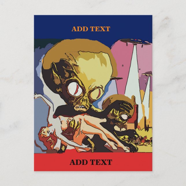 Alien Abductors edit text, card (Front)