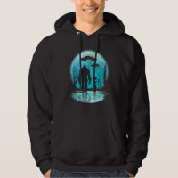 Alien And Bigfoot Moon