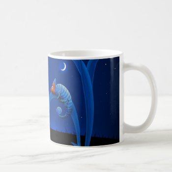 Alien And Chameleon Coffee Mug by vladstudio at Zazzle