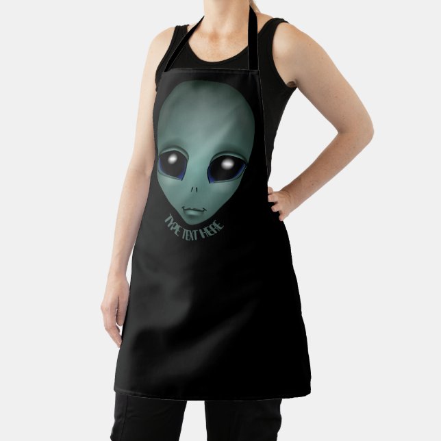 Alien Aprons Cute Personalized Alien Gifts (Insitu)
