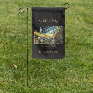 Alien Archeology Garden Flag