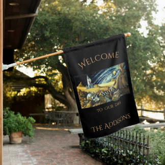 Alien Archeology Welcome House Flag