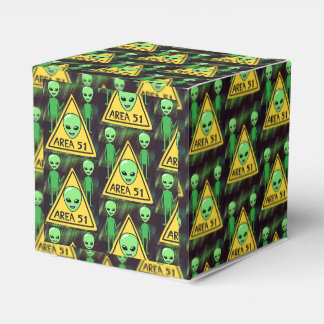 Alien Area 51 Favor Boxes