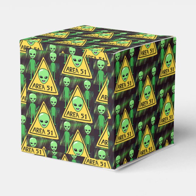 Alien Area 51 Favor Boxes (Back Side)