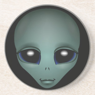 Alien Art Coasters Extraterrestrial Gifts & Decor