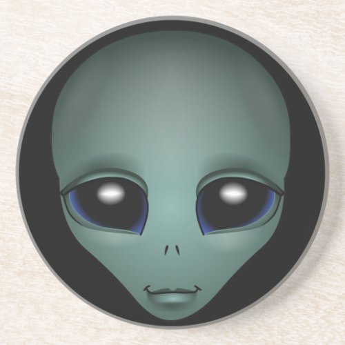 Alien Art Coasters Extraterrestrial Gifts  Decor