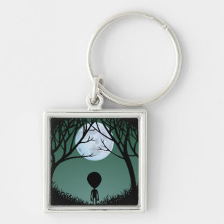 Alien Art Key Chain Extraterrestrial Gifts & Decor