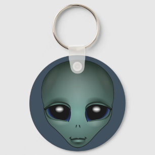 Alien Art Key Chain Extraterrestrial Gifts & Decor