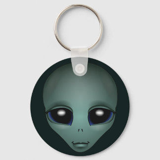 Alien Art Key Chain Extraterrestrial Gifts & Decor