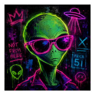 Alien Art Poster