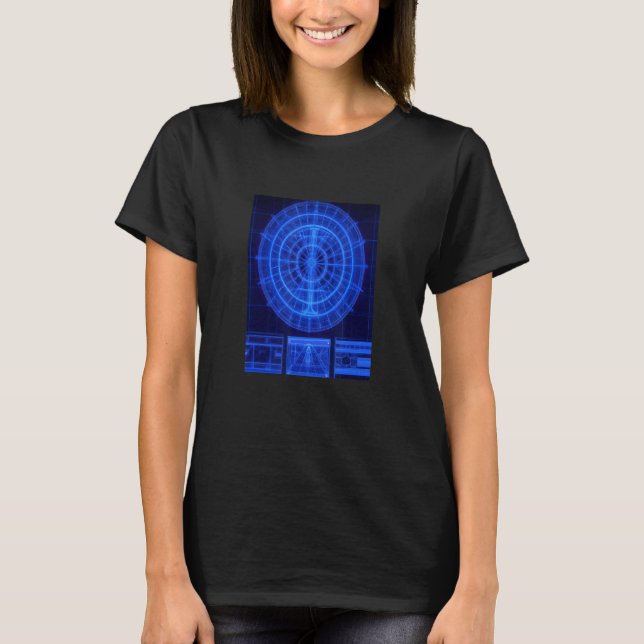 Alien Artifact Blueprint Ancient Astronaut Theoris T-Shirt (Front)