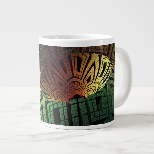 Alien Artifact by Xzendor7 Giant Coffee Mug