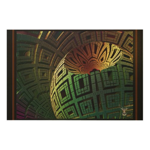 Alien Artifact by Xzendor7 Wood Wall Art