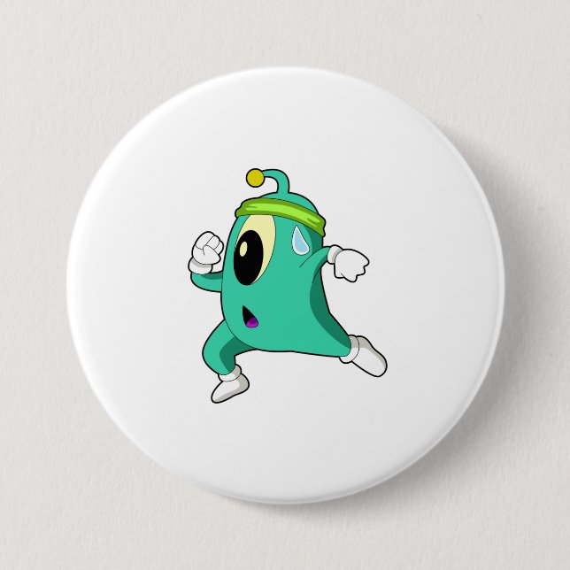 Alien as Runner Button (Front)