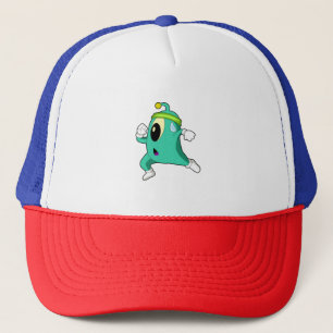 Alien as Runner Trucker Hat