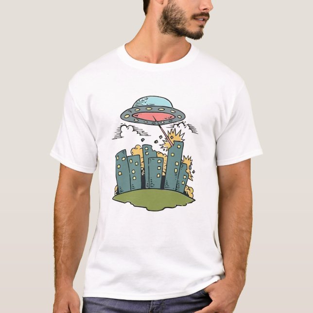 Alien Attack T-Shirt (Front)