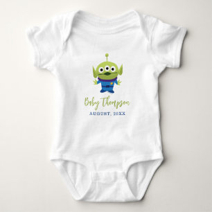 Alien Baby Announcement with Date Baby Bodysuit