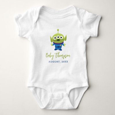 Alien | Baby Announcement with Date Baby Bodysuit