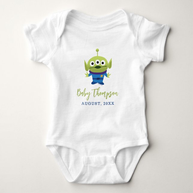 Alien | Baby Announcement with Date Bodysuit (Front)
