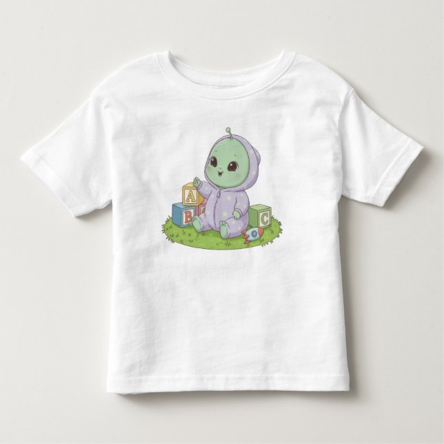 Alien Baby Toddler T-shirt (Front)