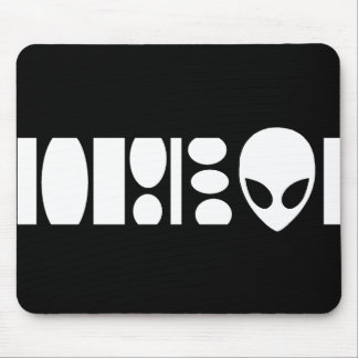 aLiEn BARCODE! Mouse Pad