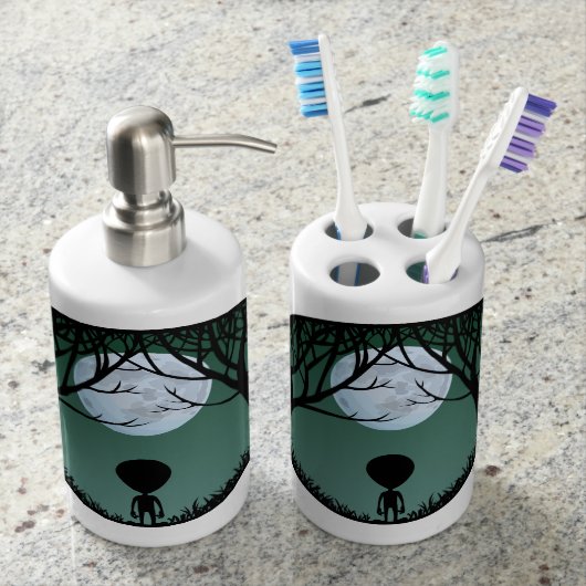 Alien Bath Sets Cute E.T. Alien Bathroom Sets (Front)