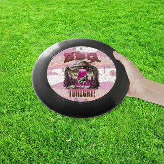 Alien BBQ Cow Abduction Joke Wham-O Frisbee