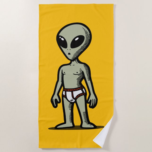 Alien Beach Towel (Front)
