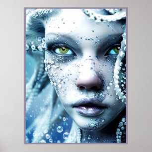 Alien Beauty From The Water Planet Poster