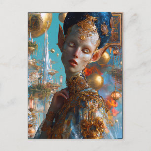 Alien Beauty -Mishtka Postcard