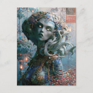 Alien Beauty - Wavelett Postcard