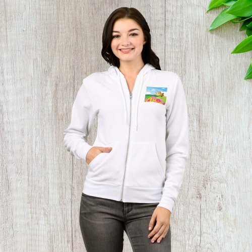 Alien Bee Womens Full_Zip Hoodie