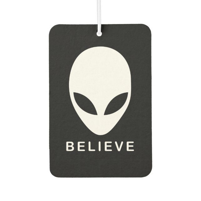 Alien Believe Air Freshener (Front)