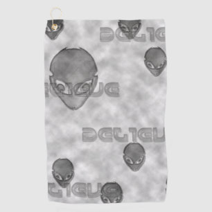 Alien Believe Golf Towel