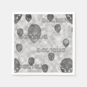 Alien Believe Napkins