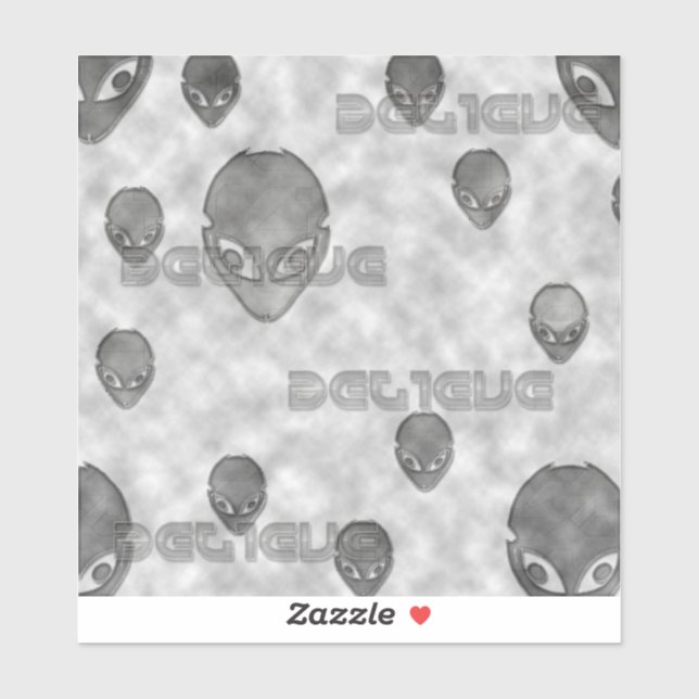 Alien Believe Sticker (Sheet)