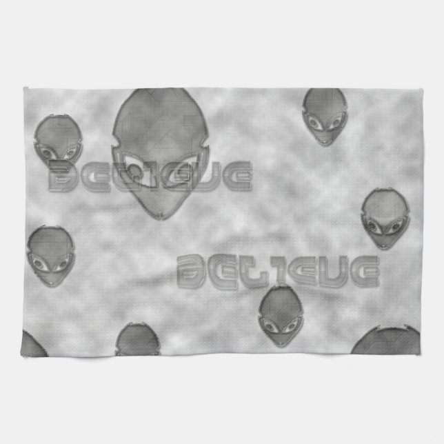 Alien Believe Towel (Horizontal)