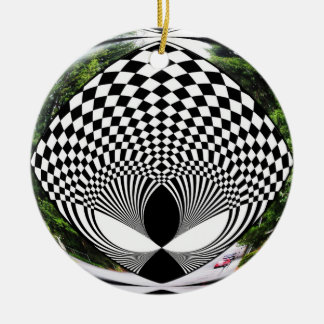 Alien BEM Looking at You! Ceramic Ornament