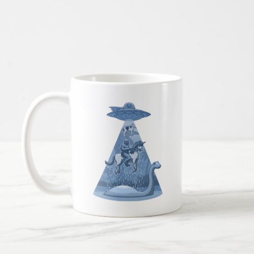Alien Bigfoot Unicorn Nessie Coffee Mug