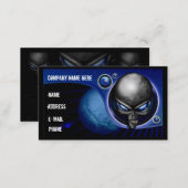 Alien Blue Business Card (Front/Back)