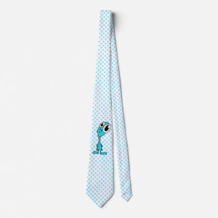 Alien Blue Polka Dot Neck Tie