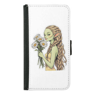 Alien Boho Chic Samsung Galaxy S5 Wallet Case