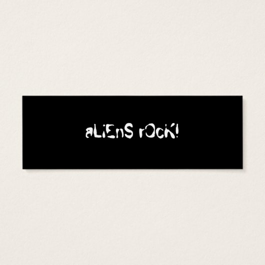 aLiEn BOOKMARK! (Back)