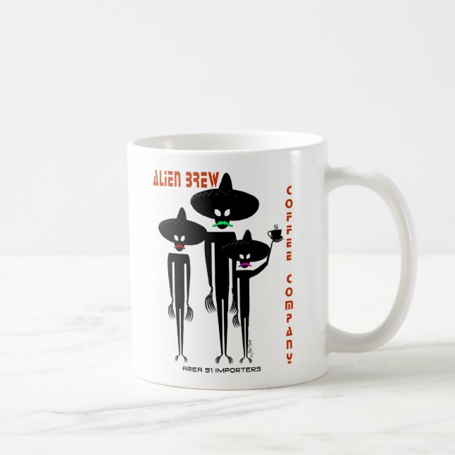 Alien Brew Coffee Co. Coffee Mug (Right)