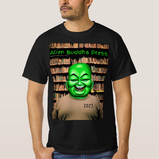Alien Buddha Press 2023 t-shirt (Front)