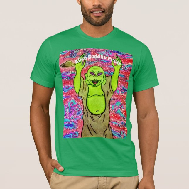 Alien Buddha Press men's shirt (Front)