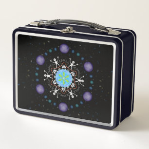 Alien Buddies Metal Lunch Box